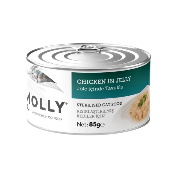 Molly Jöle İçinde Tavuklu Kısırlaştırılmış Kedi Konservesi 85 Gr ürün görseli 1