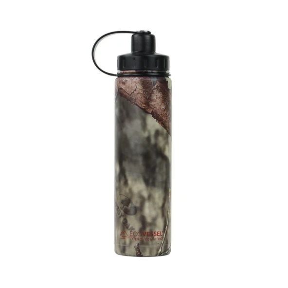 Eco Vessel Üçlü Yalıtımlı Vidalı Başlık Termos 0.75 Litre-MOSSY OAK ürün görseli 1