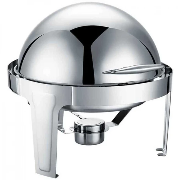 Chafing Dish Roll Top Yuvarlak 6 L (CDC-6) - Resim 2
