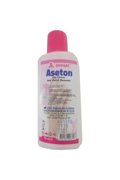 SIHHAT PHARMA Sıhhat Aseton 70 ml ürün görseli 1