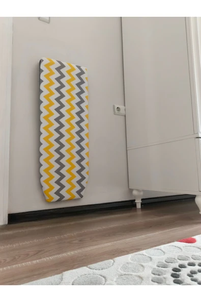 RAHİSON Lüx Duvara Monte Katlanır Ütü Masası Katlanır Pratik Modern Sarı Renk ürün görseli 1