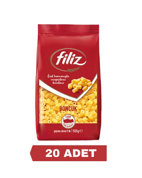 FİLİZ 500 GR BONCUK MAKARNA 20 ADET 1 KOLİ ürün görseli 1