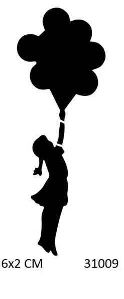 Uçan Balonlar Yapışkanlı Stencil Süsleme ve Boyama Kalıbı ürün görseli 1