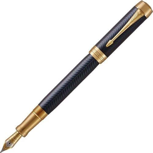 Parker Duofold Prestij Chevron Dolma Kalem Gt Mavi 1931369 ürün görseli 1