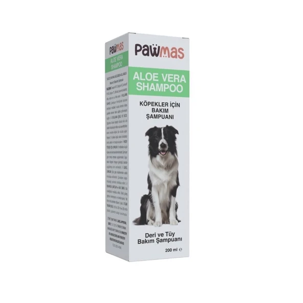 Pawmas Aloe Veralı Skin&Coat Care Sensitive Köpek Şampuanı 200 ML ürün görseli 1