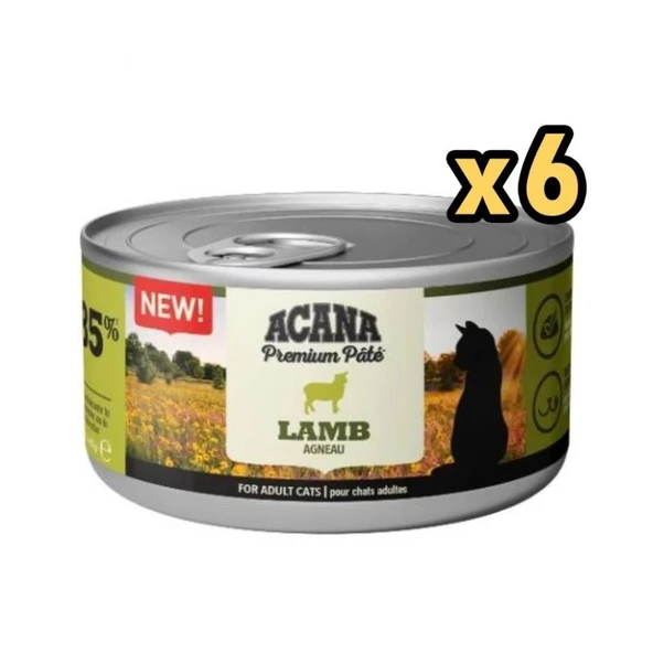 Acana Premium Kuzulu Ezme Kedi Konservesi 85 gr X 6 Adet ürün görseli 1