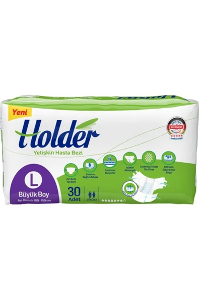 HOLDER HASTA BEZİ BELBANTLI LARGE EKO 30 LU ürün görseli 1