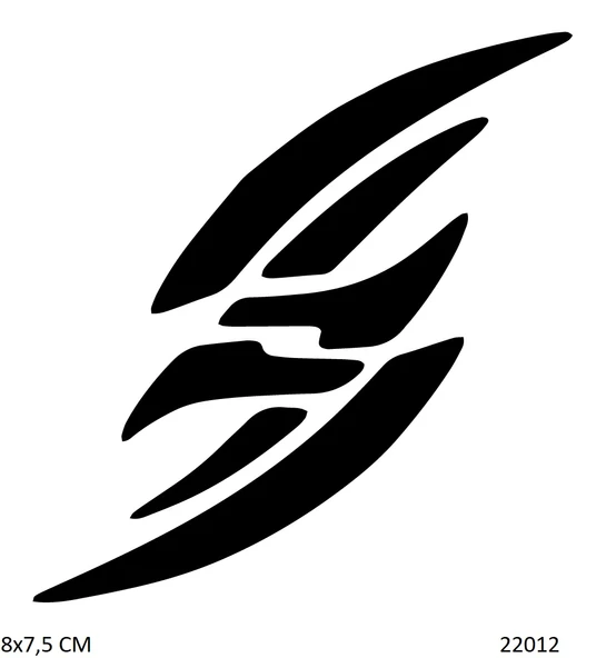 Tribal Şimşek Yapışkanlı Stencil Süsleme ve Boyama Kalıbı ürün görseli 1