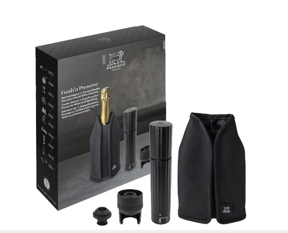 Peugeot Soğutuculu Siyah Elektrikli Tirbuşon 21cm 210939 ürün görseli 1