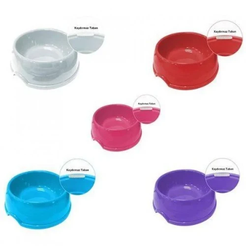 YUVARLAK ORTA Mama Kabı Plastik Renkli ürün görseli 1