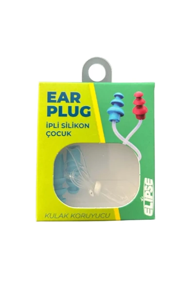 EAR PLUG Elipse Kulak Tıkacı İpli Silikon Kids ürün görseli 1