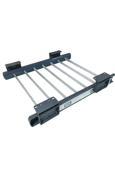 Deltaaks Mobilya Aksesuarları Dolap Içi Raylı Pantolonluk Askılığı 35*47 Cm Üst Rafa Montaj Olur ürün görseli 1