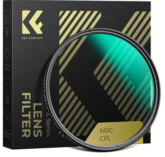 K&F Concept Polarizasyon Filtresi 72mm CPL Filtre MRC 28x Sertleştirilmiş Nano-X Serisi ürün görseli 1