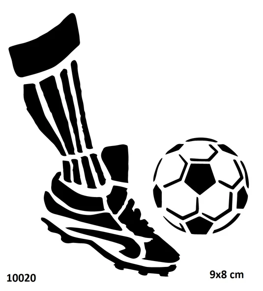 Futbol Krampon Yapışkanlı Stencil Süsleme ve Boyama Kalıbı Stencil Kalıp ürün görseli 1