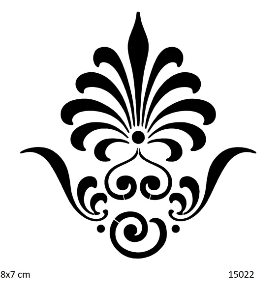 Motif Yapışkanlı Stencil Süsleme ve Boyama Kalıbı ürün görseli 1