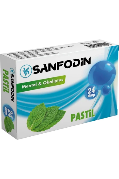 VİVUS Sanfodin C Vitamin Mentol Pastil (24 Adet) ürün görseli 1