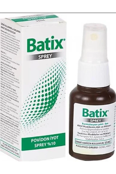BATİX Antiseptik Çözelti Sprey 100 ml ürün görseli 1