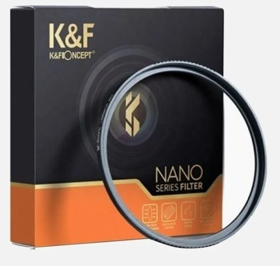 K&F Concept 86mm NANO SERIES MRC-UV Ultra Hıgh Waterproof Anti Scratch Filtre ürün görseli 1
