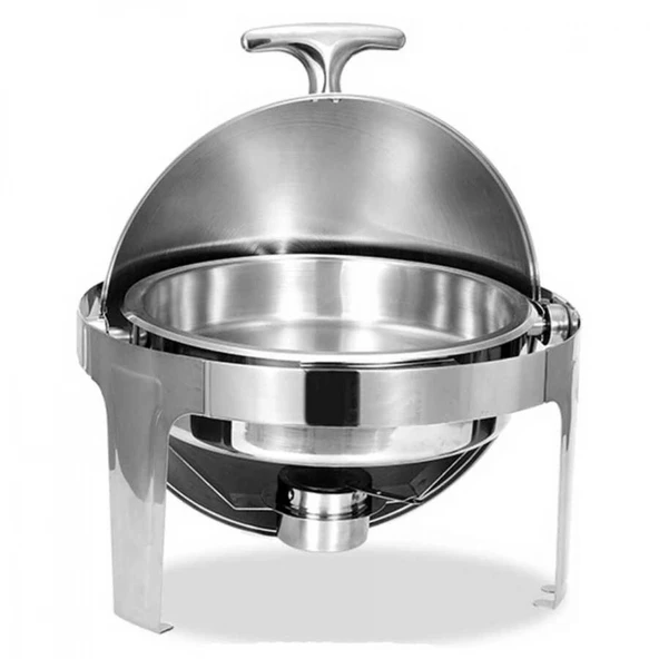 Chafing Dish Roll Top Yuvarlak 6 L (CDC-6) ürün görseli 1