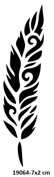 Tribal Özgür Tüy Yapışkanlı Stencil Süsleme ve Boyama Kalıbı ürün görseli 1