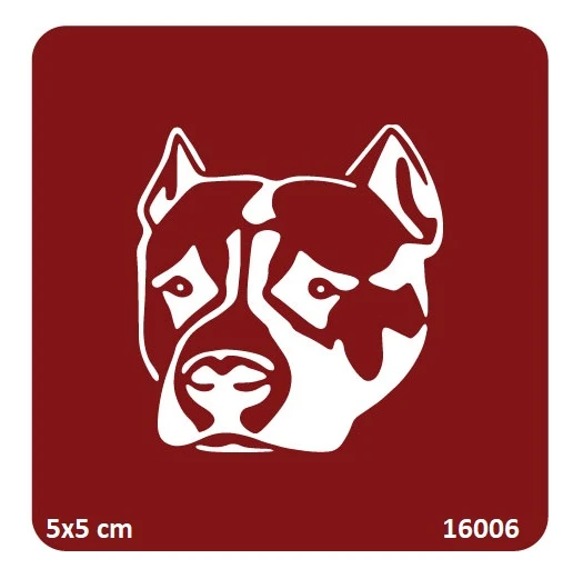 Sadık Köpek Yapışkanlı Stencil Süsleme ve Boyama Kalıbı ürün görseli 1