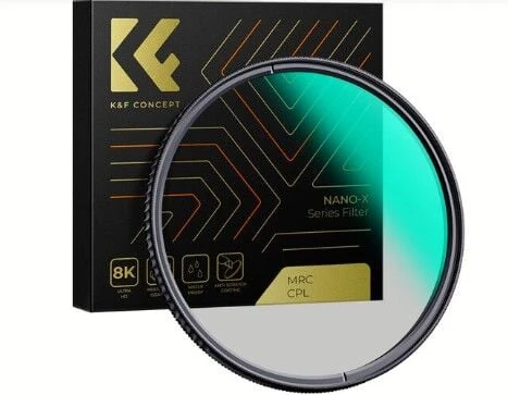 K&F Concept Nano-X Series CPL Filter (82mm) ürün görseli 1