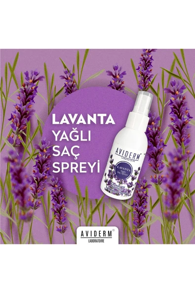 AVIDERM Lavanta Yağlı Saç Spreyi 100 ml ürün görseli 1