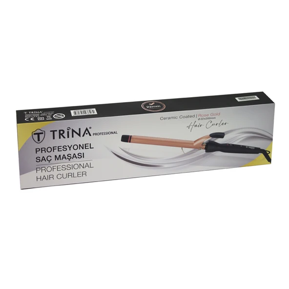 TRİNA BRONZ SAÇ MAŞASI 22 MM - Resim 2