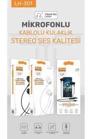 LUCATECH LH-301 KABLOLU MİKROFONLU KULAKLIK ürün görseli 1