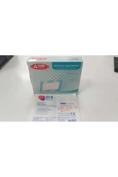 DS PLUS Şeffaf Su Geçirmez Pu Yara Örtüsü 9cm X 10 Cm 1 Adet ürün görseli 1