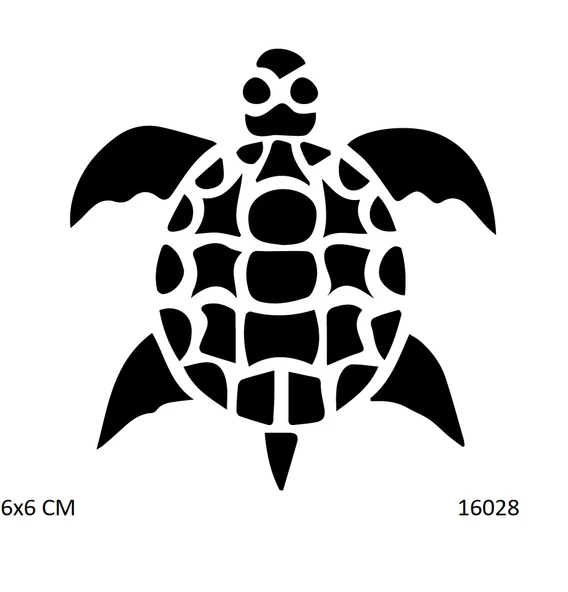 Yavru Caretta Yapışkanlı Stencil Süsleme ve Boyama Kalıbı ürün görseli 1