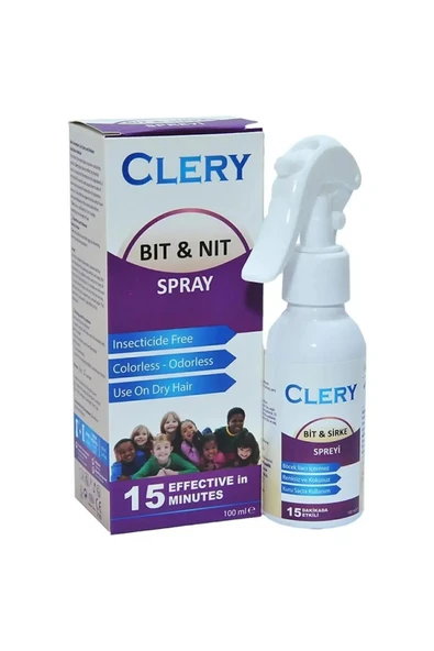 CLERY 100ML SPREY BİT-SİRKE+METAL TARAK ürün görseli 1