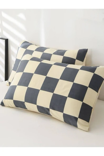 Lief Home Ranforce Kumaşından Gizli Fermuarlı Yastık Kılıfı 50X70 ( 2 Adet ) ürün görseli 1