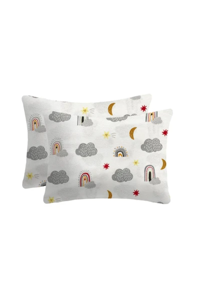 Lief Home Flanel ( Pazen ) Fermuarlı Bebek Yastık Kılıfı | 35x45 ( 2 Adet ) ürün görseli 1