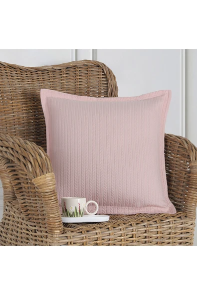 Lief Home Örgü Desenli Pike Yastık Kılıfı | 45x45 ( 1 Adet ) ürün görseli 1