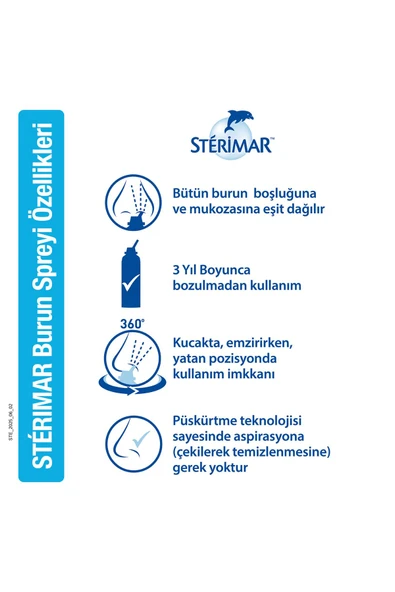 STERİMAR Deniz Suyu Burun Spreyi 50 ml - Resim 3