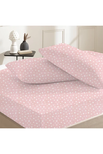 Lief Home %100 Pamuklu Çift Kişilik Lastikli Çarşaf 160x200+30 | 50x70 Yastık Kılıfı ( 2 Adet ) ürün görseli 1