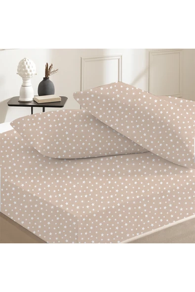 Lief Home %100 Pamuklu Çift Kişilik Lastikli Çarşaf 180x200+25 | 50x70 Yastık Kılıfı ( 2 Adet ) ürün görseli 1