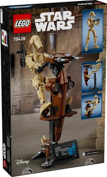 Lego Star Wars Battle Droid with STAP 75428 - Resim 4