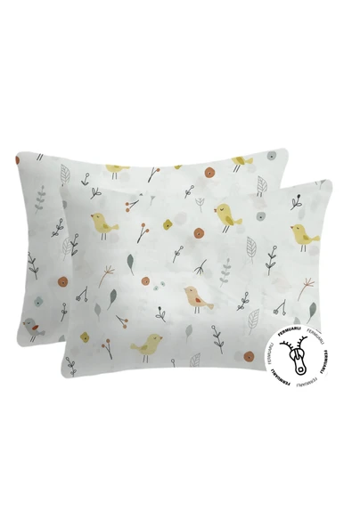 Lief Home %100 Pamuklu Fermuarlı Bebek Yastık Kılıfı | 40x60 ( 2 Adet ) ürün görseli 1