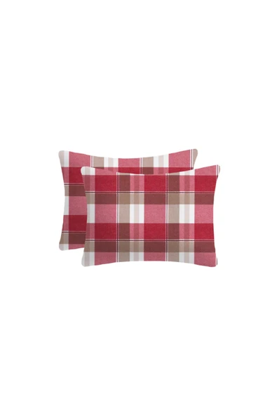 Lief Home %100 Pamuklu Flanel Kumaşından Fermuarlı Yastık Kılıfı | 50x70 ( 2 Adet ) ürün görseli 1