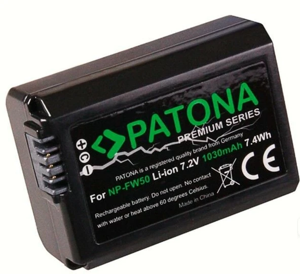 Patona 1170 Premium Sony NP-BX1 Batarya Pil ürün görseli 1