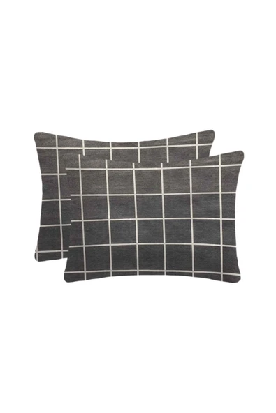 Lief Home Ranforce Kumaşından Gizli Fermuarlı Yastık Kılıfı 50x70 ( 2 Adet ) ürün görseli 1