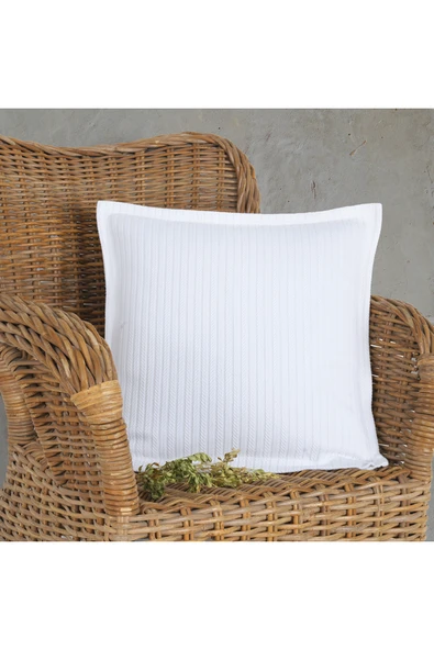 Lief Home Örgü Desenli Pike Yastık Kılıfı | 45x45 ( 1 Adet ) ürün görseli 1