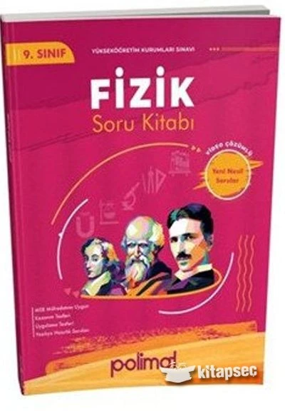 Polimat Yayınları 9. Sınıf Fizik Soru Bankası 2024 ürün görseli 1