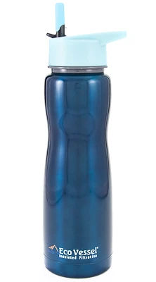 Eco Vessel Aqua Vessel Insulated Filtre Bottle Termos 0.75 Litre-TURKUAZ ürün görseli 1