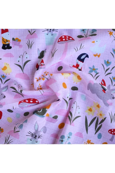 Lief Home Müslin Örtü 85x100 | Ağız Bezi Hediyeli ( 2 Adet ) ürün görseli 1