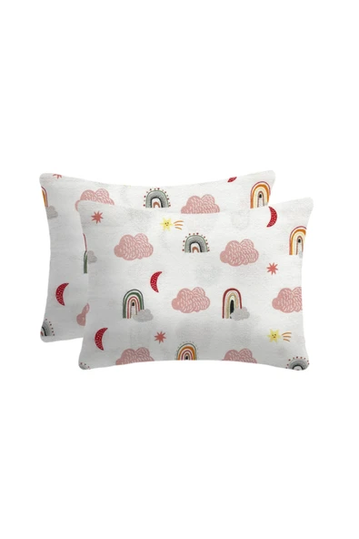 Lief Home Flanel ( Pazen ) Fermuarlı Bebek Yastık Kılıfı | 35x45 ( 2 Adet ) ürün görseli 1