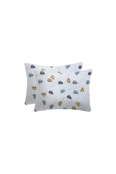 Lief Home %100 Pamuklu Bebek Fermuarlı Yastık Kılıfı | 35x45 ( 2 Adet ) ürün görseli 1