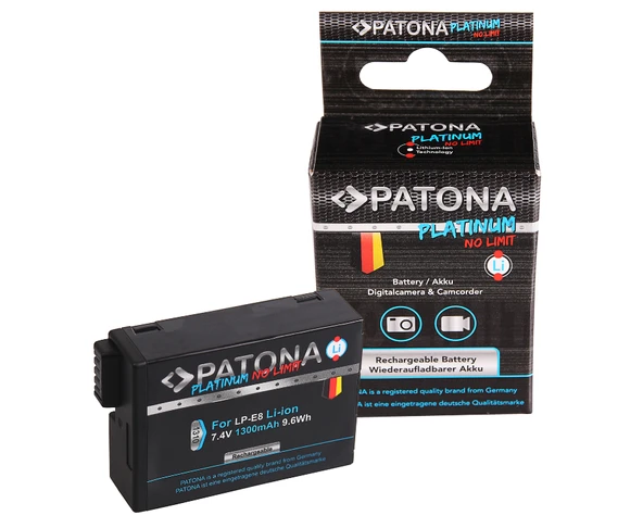 PATONA 1310  Canon LP-E8+ Muadili Batarya ürün görseli 1